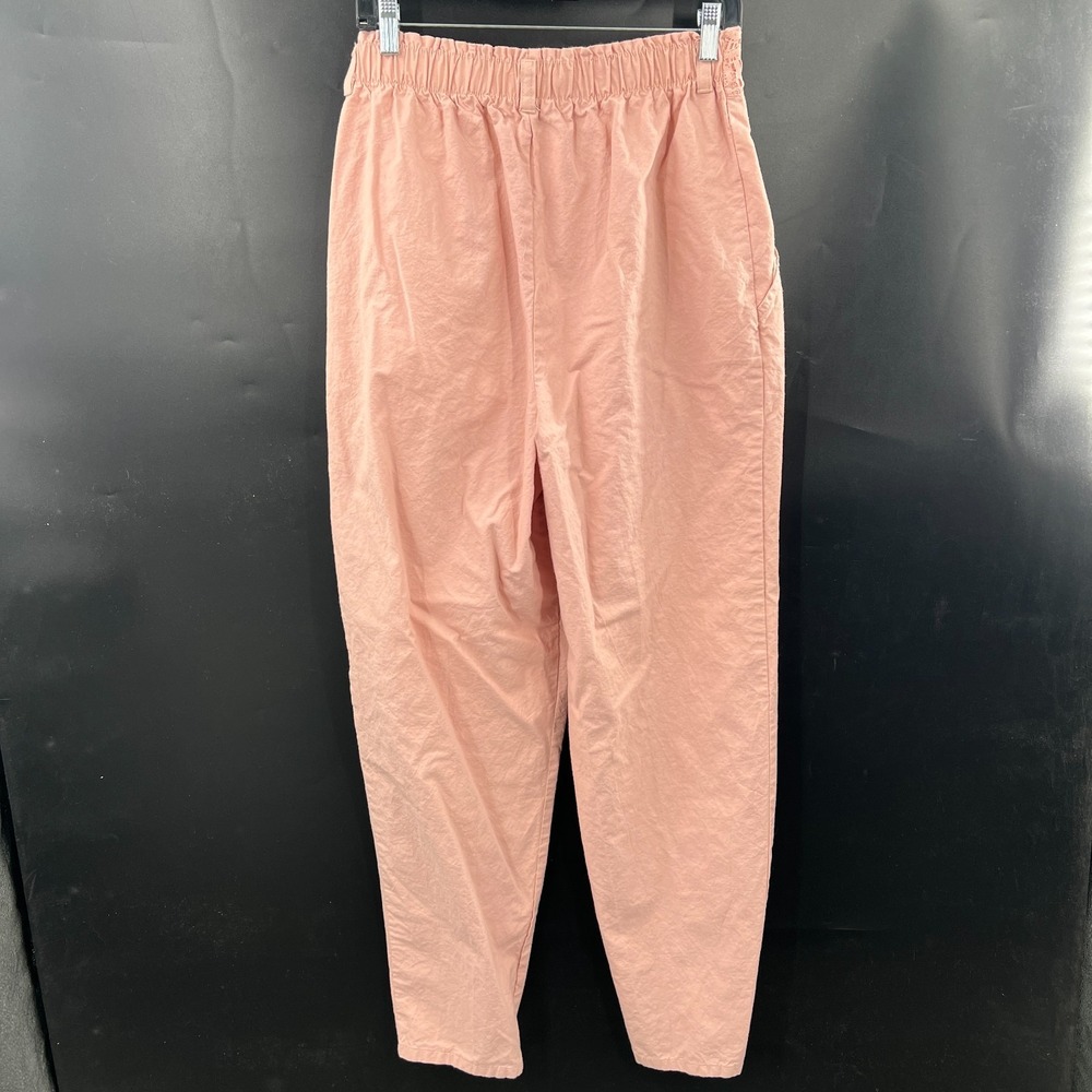 Vintage 80s high waist pleated lace cottagecore pale pink mom pants tapered 14 - Picture 13 of 16